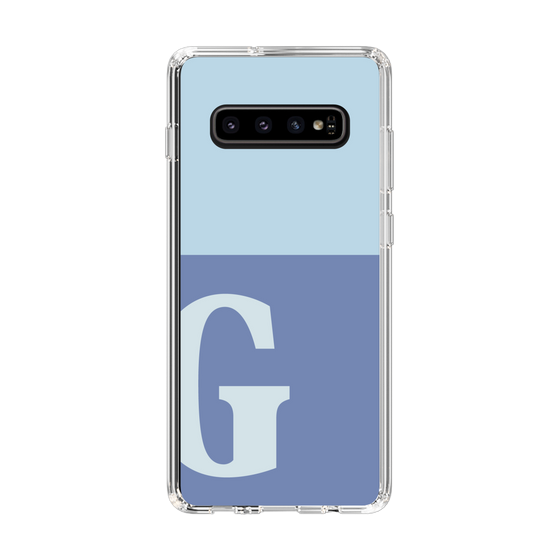 Slim Protection Case［ Original - initial two tone - G blue ］
