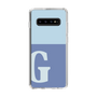 Slim Protection Case［ Original - initial two tone - G blue ］
