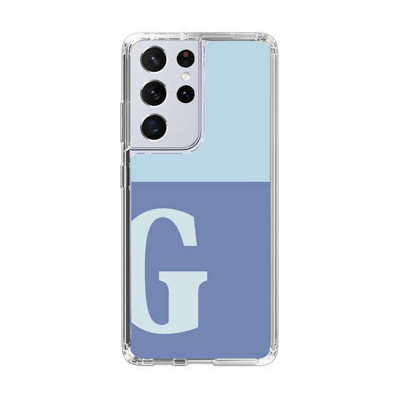 Slim Protection Case［ Original - initial two tone - G blue ］