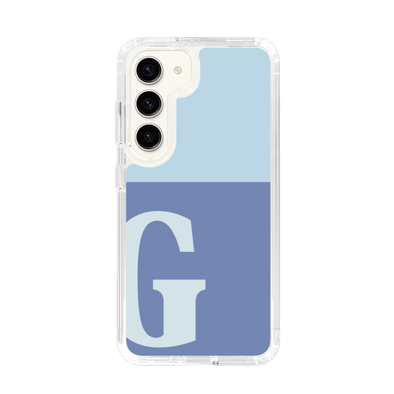 Slim Protection Case［ Original - initial two tone - G blue ］