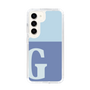 Slim Protection Case［ Original - initial two tone - G blue ］