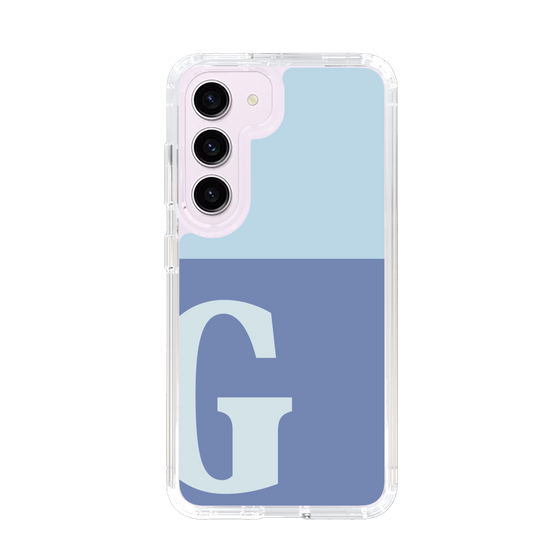 Slim Protection Case［ Original - initial two tone - G blue ］