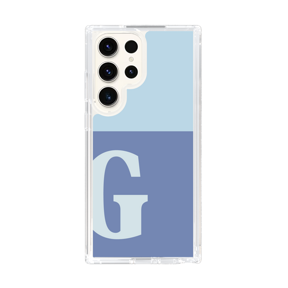 Slim Protection Case［ Original - initial two tone - G blue ］