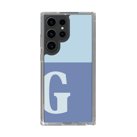 Slim Protection Case［ Original - initial two tone - G blue ］