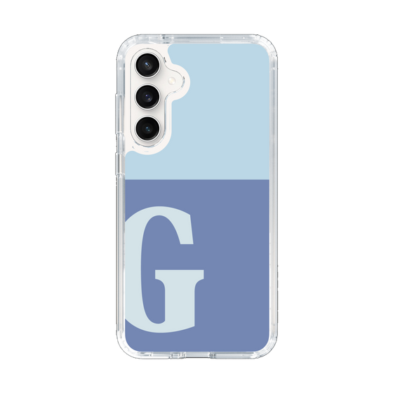 Slim Protection Case［ Original - initial two tone - G blue ］
