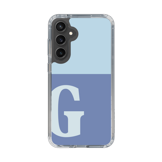 Slim Protection Case［ Original - initial two tone - G blue ］