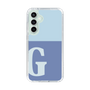 Slim Protection Case［ Original - initial two tone - G blue ］