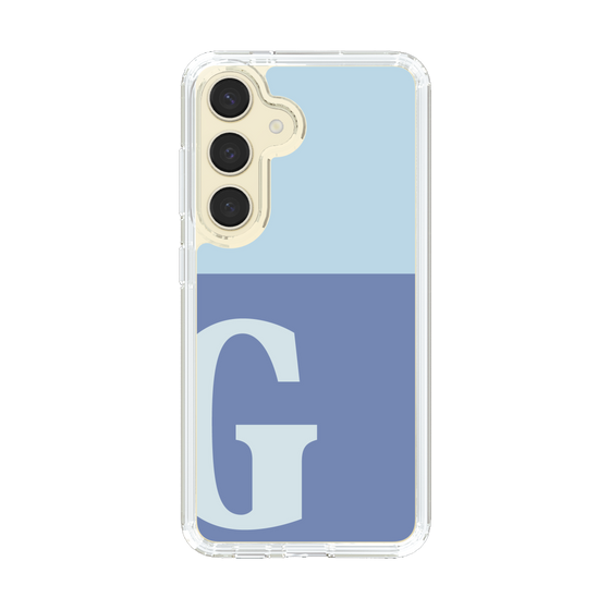 Slim Protection Case［ Original - initial two tone - G blue ］