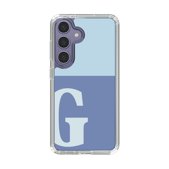 Slim Protection Case［ Original - initial two tone - G blue ］