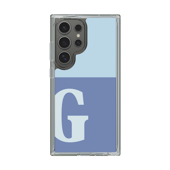 Slim Protection Case［ Original - initial two tone - G blue ］