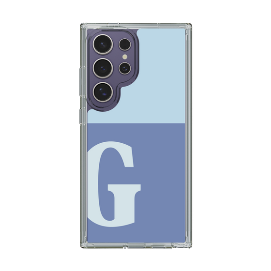 Slim Protection Case［ Original - initial two tone - G blue ］