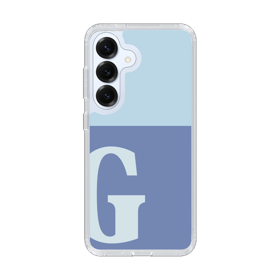 Slim Protection Case［ Original - initial two tone - G blue ］