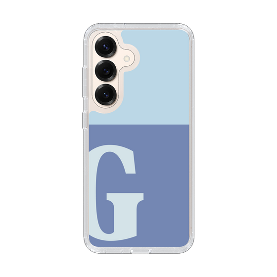 Slim Protection Case［ Original - initial two tone - G blue ］