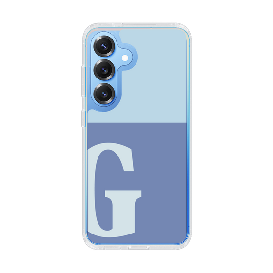 Slim Protection Case［ Original - initial two tone - G blue ］