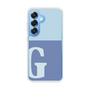 Slim Protection Case［ Original - initial two tone - G blue ］