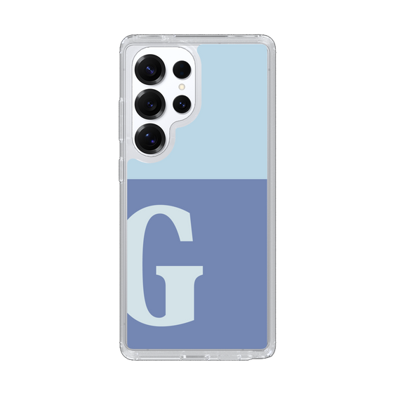 Slim Protection Case［ Original - initial two tone - G blue ］