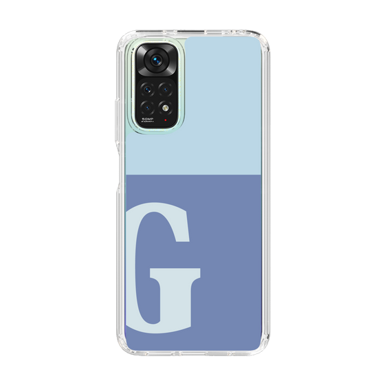 Slim Protection Case［ Original - initial two tone - G blue ］