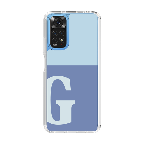 Slim Protection Case［ Original - initial two tone - G blue ］