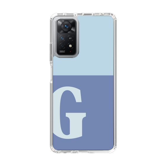 Slim Protection Case［ Original - initial two tone - G blue ］