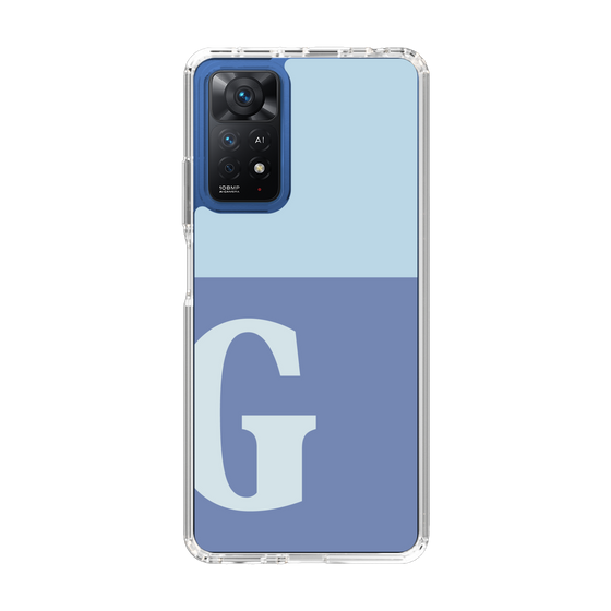 Slim Protection Case［ Original - initial two tone - G blue ］