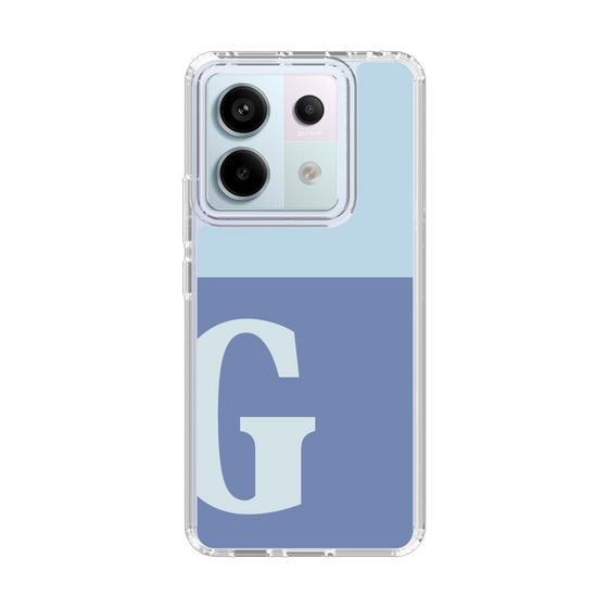 Slim Protection Case［ Original - initial two tone - G blue ］