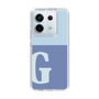 Slim Protection Case［ Original - initial two tone - G blue ］