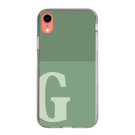 Slim Protection Case［ Original - initial two tone - G green ］