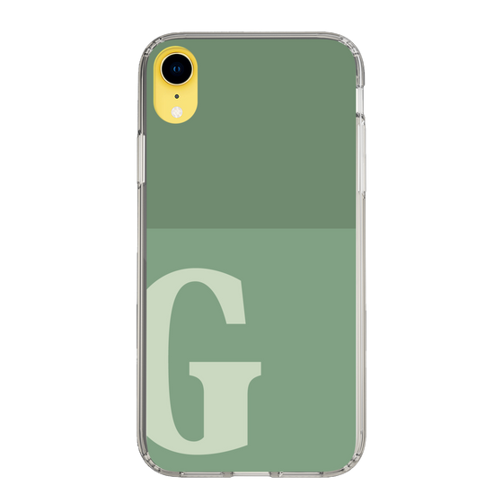 Slim Protection Case［ Original - initial two tone - G green ］