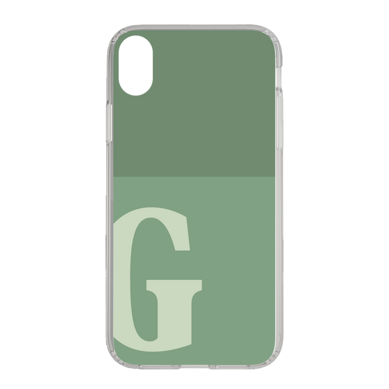 Slim Protection Case［ Original - initial two tone - G green ］