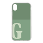 Slim Protection Case［ Original - initial two tone - G green ］