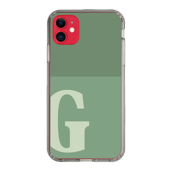 Slim Protection Case［ Original - initial two tone - G green ］