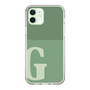 Slim Protection Case［ Original - initial two tone - G green ］