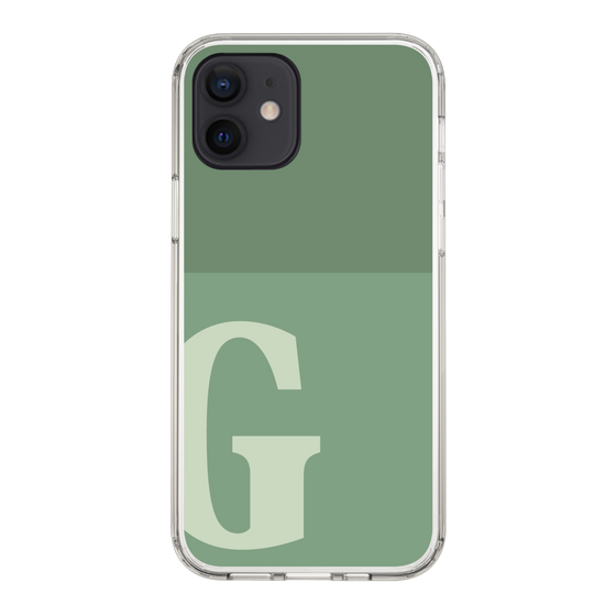 Slim Protection Case［ Original - initial two tone - G green ］