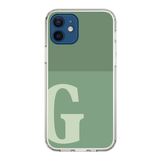 Slim Protection Case［ Original - initial two tone - G green ］