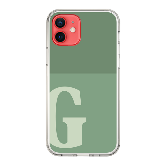 Slim Protection Case［ Original - initial two tone - G green ］