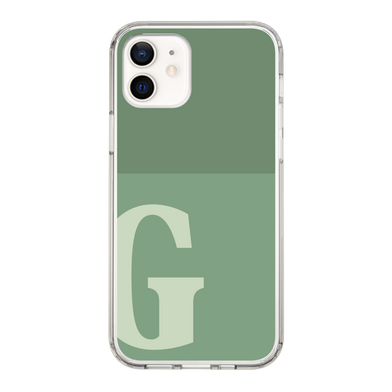 Slim Protection Case［ Original - initial two tone - G green ］