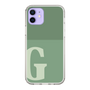 Slim Protection Case［ Original - initial two tone - G green ］