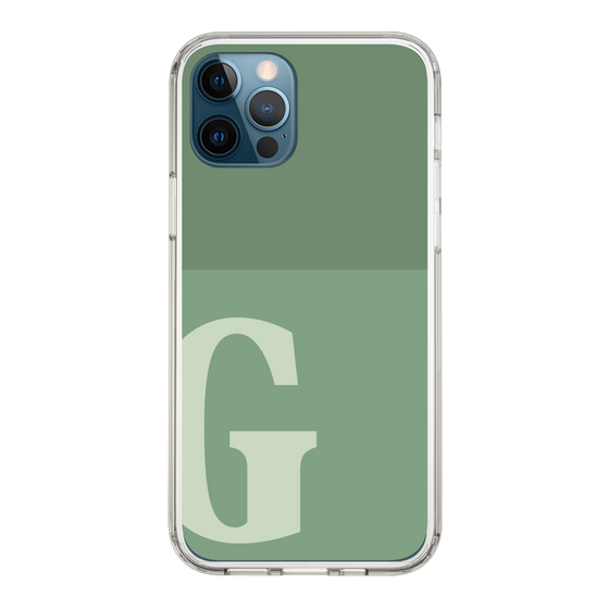 Slim Protection Case［ Original - initial two tone - G green ］