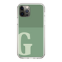 Slim Protection Case［ Original - initial two tone - G green ］