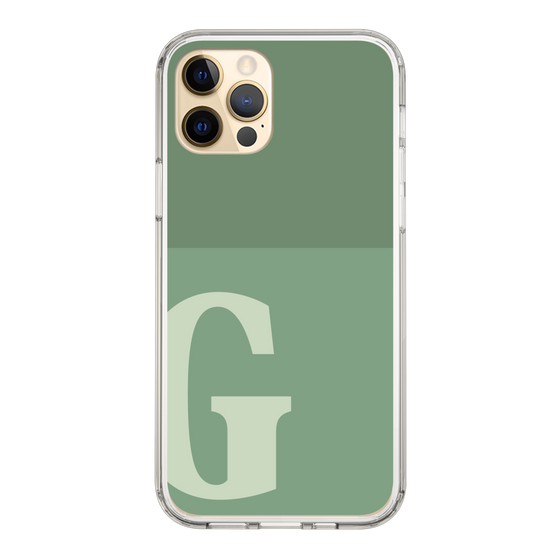 Slim Protection Case［ Original - initial two tone - G green ］