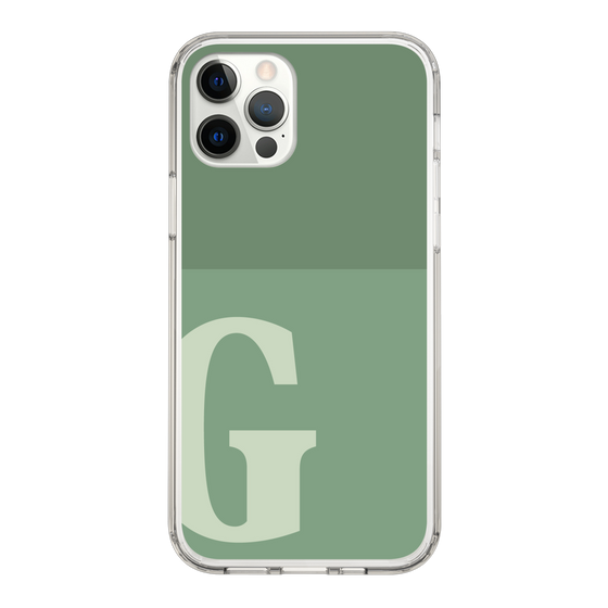 Slim Protection Case［ Original - initial two tone - G green ］