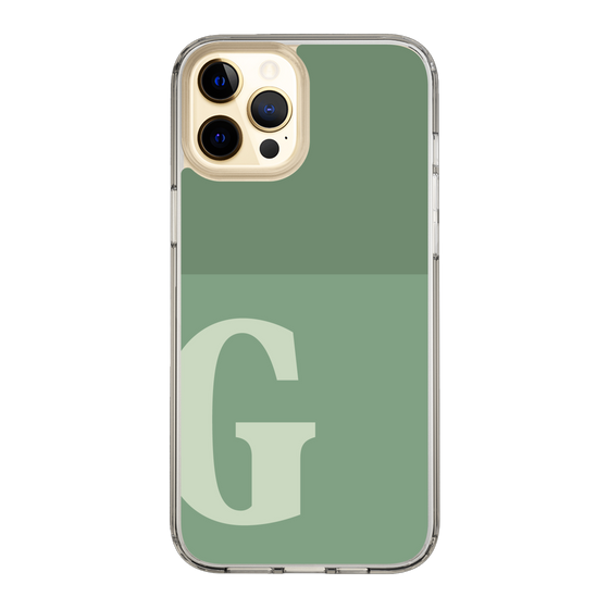 Slim Protection Case［ Original - initial two tone - G green ］