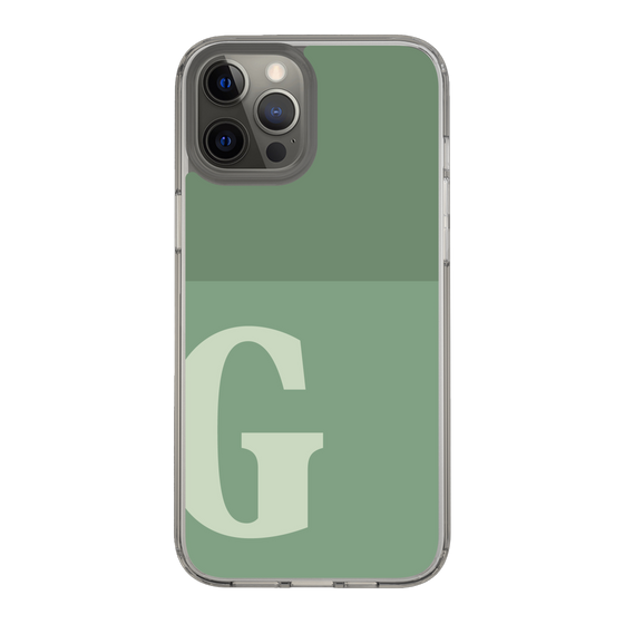 Slim Protection Case［ Original - initial two tone - G green ］
