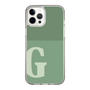 Slim Protection Case［ Original - initial two tone - G green ］