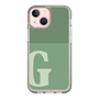 Slim Protection Case［ Original - initial two tone - G green ］