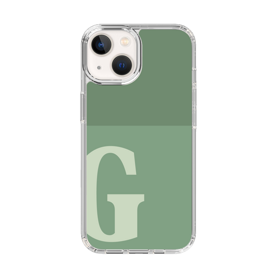 Slim Protection Case［ Original - initial two tone - G green ］
