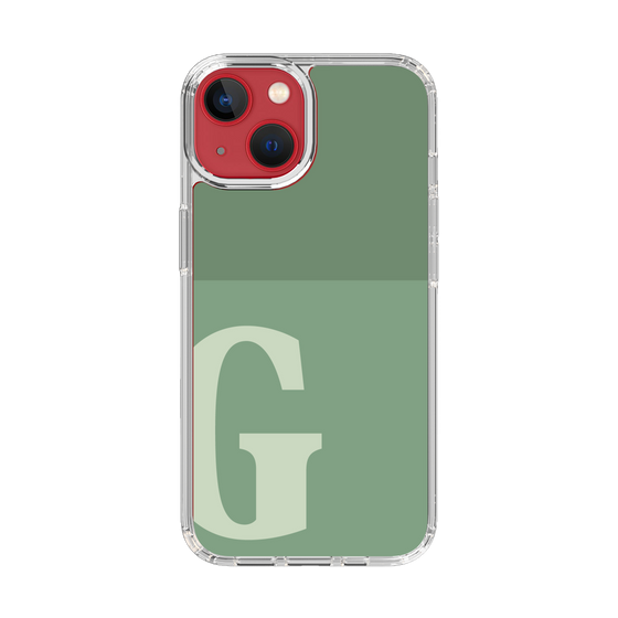Slim Protection Case［ Original - initial two tone - G green ］