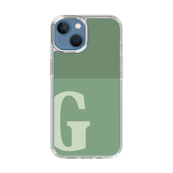 Slim Protection Case［ Original - initial two tone - G green ］