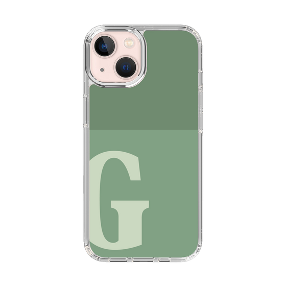 Slim Protection Case［ Original - initial two tone - G green ］