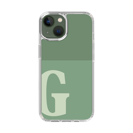 Slim Protection Case［ Original - initial two tone - G green ］
